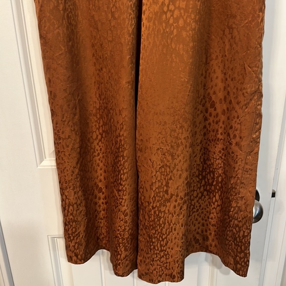 ALC Jameson Silk Cropped Culottes Animal Print Size 4 - Picture 4 of 13